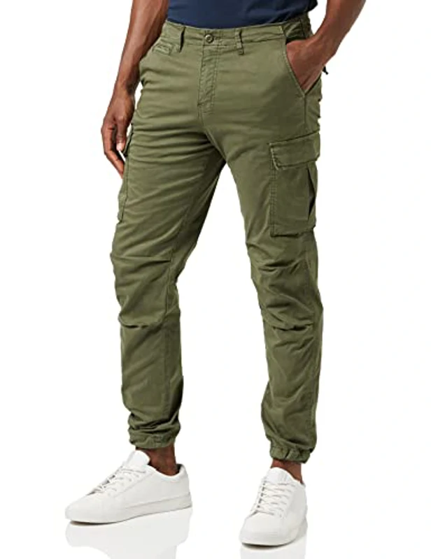 JACK & JONES Jpstace Jjtucker Ama Noos Pantalón Cargo, Noche de Oliva, 34W x 34L para Hombre - Imagen 1