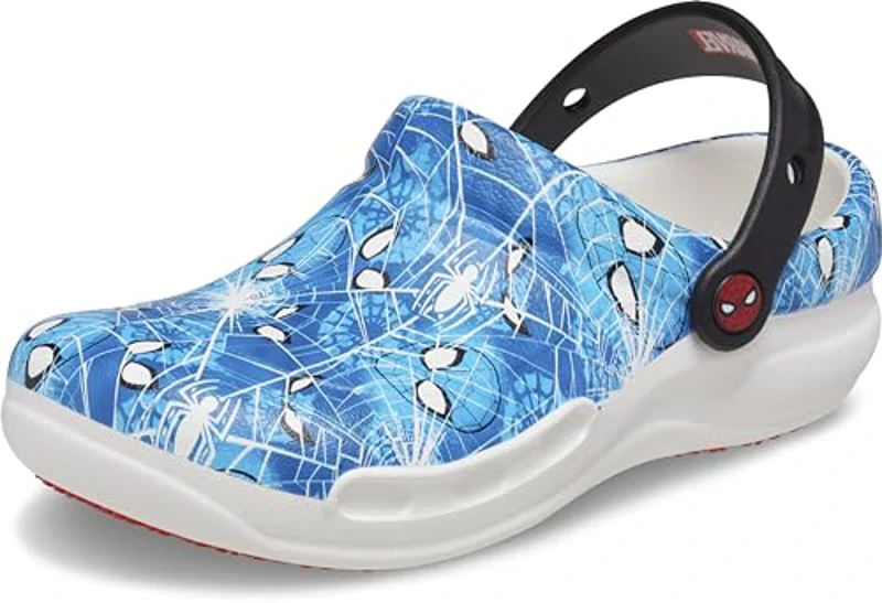 Crocs Unisex Adulto Spider-Man Bistro Clg Zueco, White, 41/42 EU - Imagen 1