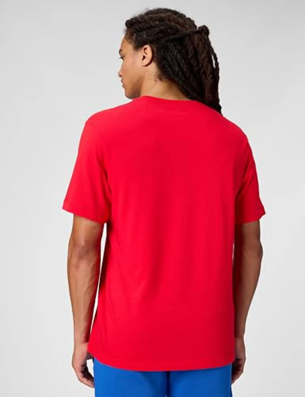 Nike M NSW Club tee T-Shirt, Hombre, University Red/White, L - Imagen 3