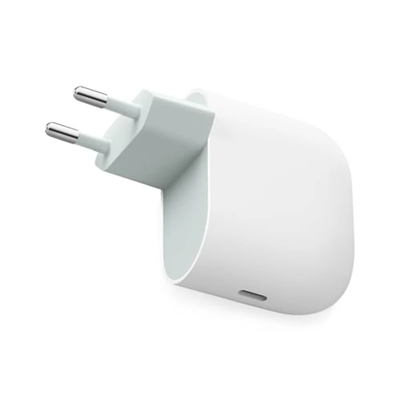 Cargador USB-C de 45 W de Google - Cargador de teléfono Pixel de Carga rápida - Compatible con los Productos de Google y Otros Dispositivos USB-C® - Nieve - Imagen 1