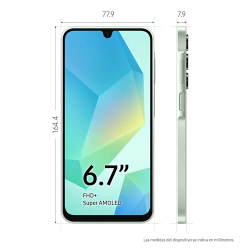Samsung Galaxy A16 4G LTE, Teléfono Móvil Android, Pantalla 6,7" Super AMOLED, Múltiples Cámaras, Almacenamiento 128GB, Verde Claro (Versión Española), Garantía del Fabricante 3 Años + 1 Año Extra - Imagen 2