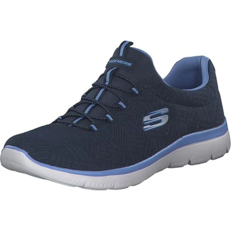 Skechers Summits Lite, Zapatillas Mujer, Navy Mesh Blue Trim, 36 EU - Imagen 1