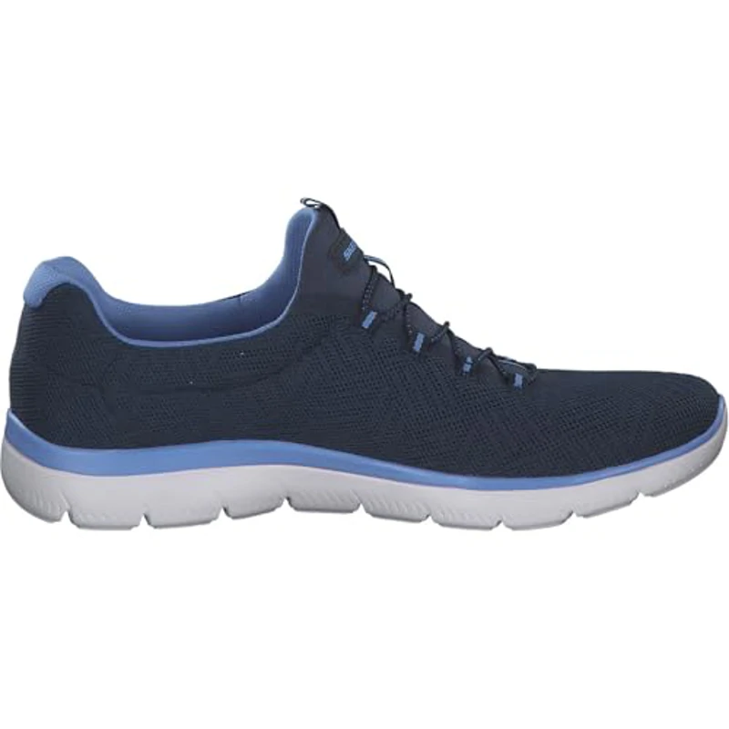 Skechers Summits Lite, Zapatillas Mujer, Navy Mesh Blue Trim, 36 EU - Imagen 3