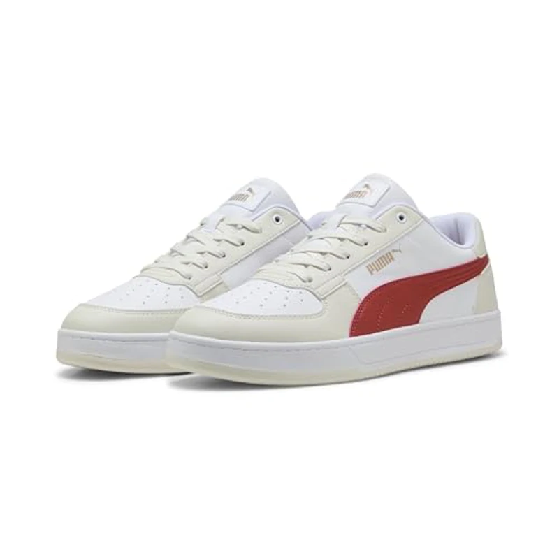PUMA Caven 2.0, Zapatillas Unisex Adulto, Puma White-Red Fire-Vapor Gray, 42 EU - Imagen 1