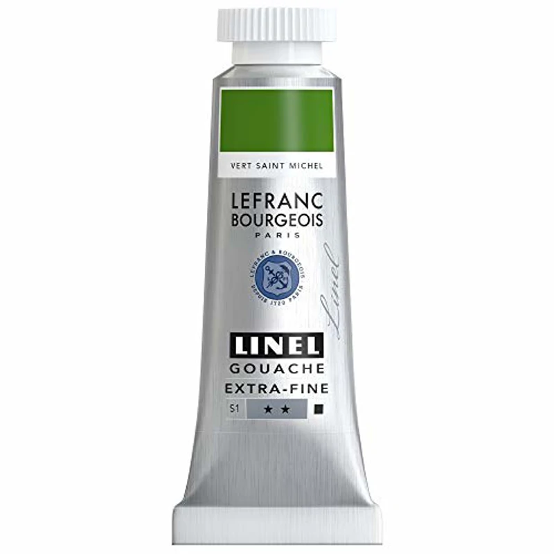 Lefranc Bourgeois Linel - Escoba extra-Fine (14 ml), color verde Saint Michel Serie 1 301208 - Imagen 1