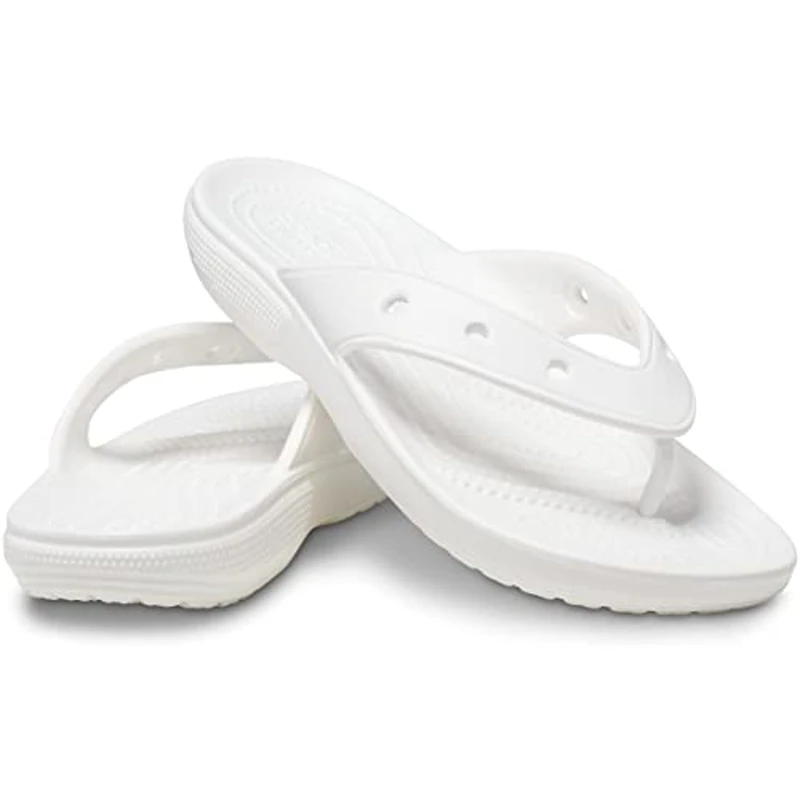 Crocs Unisex Adulto Classic Crocs Flip Chancla de dedo, White, 36/37 EU - Imagen 2