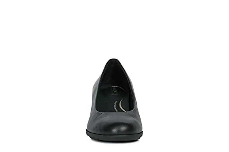 Geox D New Annya Mid A, Zapatos de tacón con Punta Cerrada Mujer, Negro (Black 85), 38.5 EU - Imagen 3