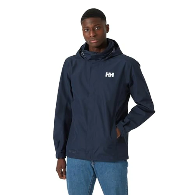 Helly Hansen Hombre Chaqueta Impermeable Dubliner, Azul Marino, 4XL - Imagen 1