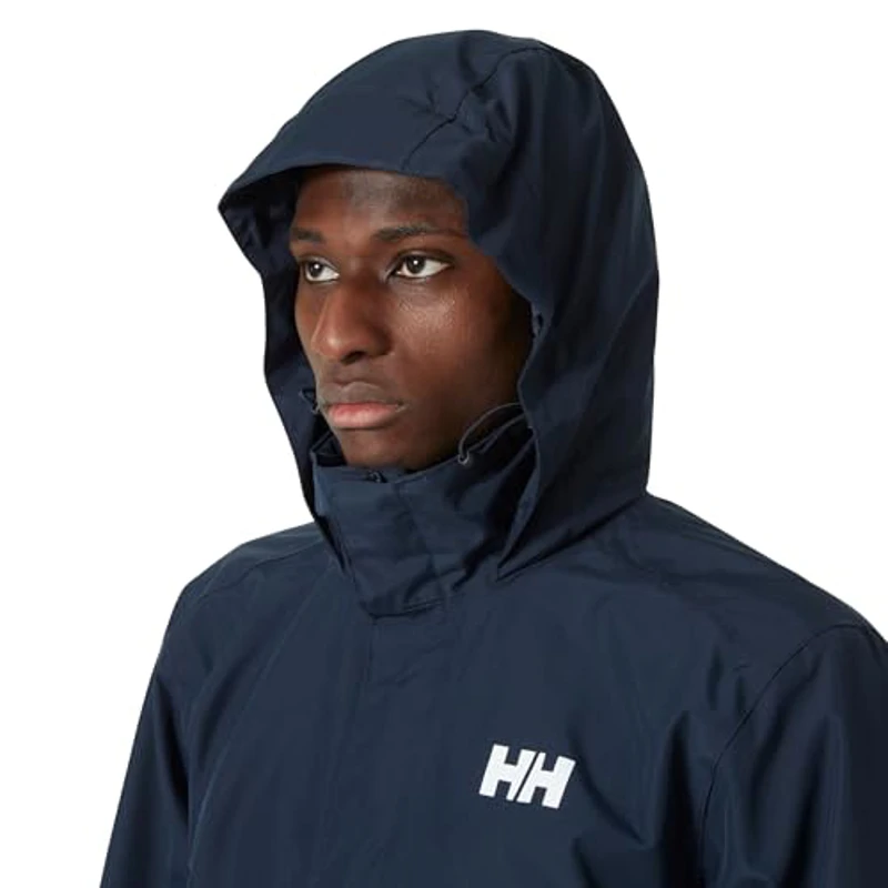 Helly Hansen Hombre Chaqueta Impermeable Dubliner, Azul Marino, 4XL - Imagen 3