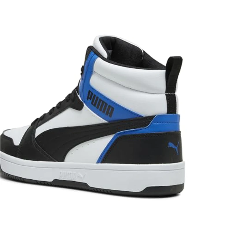 PUMA Rebound V6, Zapatillas Unisex adulto, Black White Team Royal, 42 EU - Imagen 3