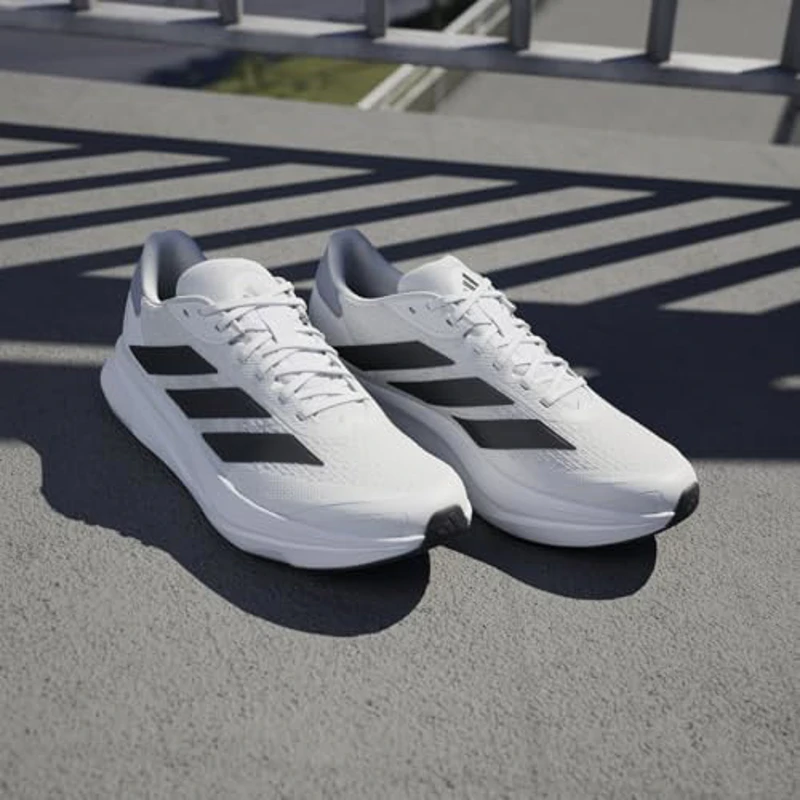 adidas Duramo SL 2 Running Shoes, Zapatillas para Correr Hombre, Core Black/Core Black/Halo Silver, 36 2/3 EU - Imagen 2