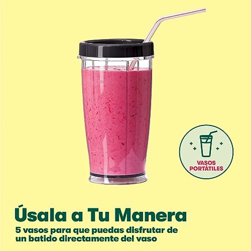 BELLA Personal Size Rocket Blender, Perfect for Smoothies, Shakes & Healthy Drinks, Easy Grinding, Chopping & Food Prep - Imagen 3