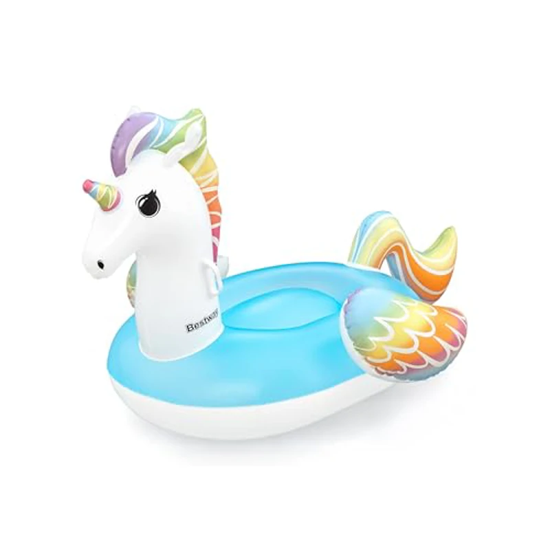 BESTWAY Flotador Fantasy unicorn 1.55m x 1,19m/61" x 47" - Imagen 1