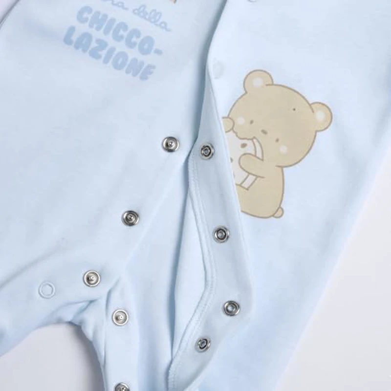 Chicco Mono Con Abertura Frontal, Bebé-Niños, Azul claro (3), 3 meses, Diseñado en Italia - Imagen 3