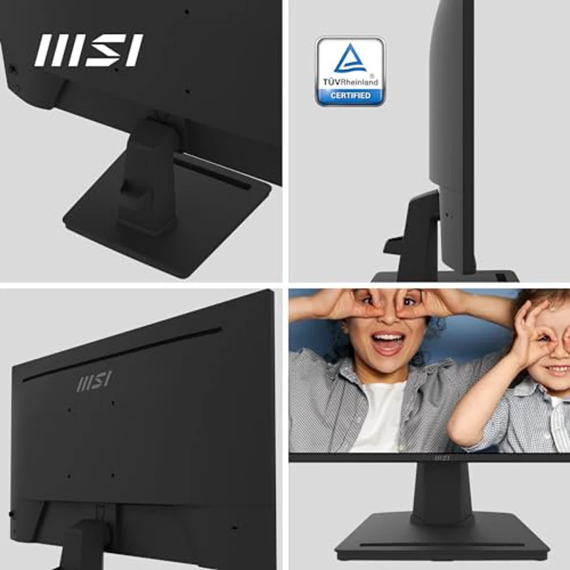 MSI Pro MP252 Monitor Profesional Full HD de 24,5"- Panel IPS 1920 x 1080, 100 Hz, Pantalla Eye-Friendly, Altavoces Integrados, inclinación Ajustable, HDM 2.0b, DisplayPort 1.4a - Imagen 3