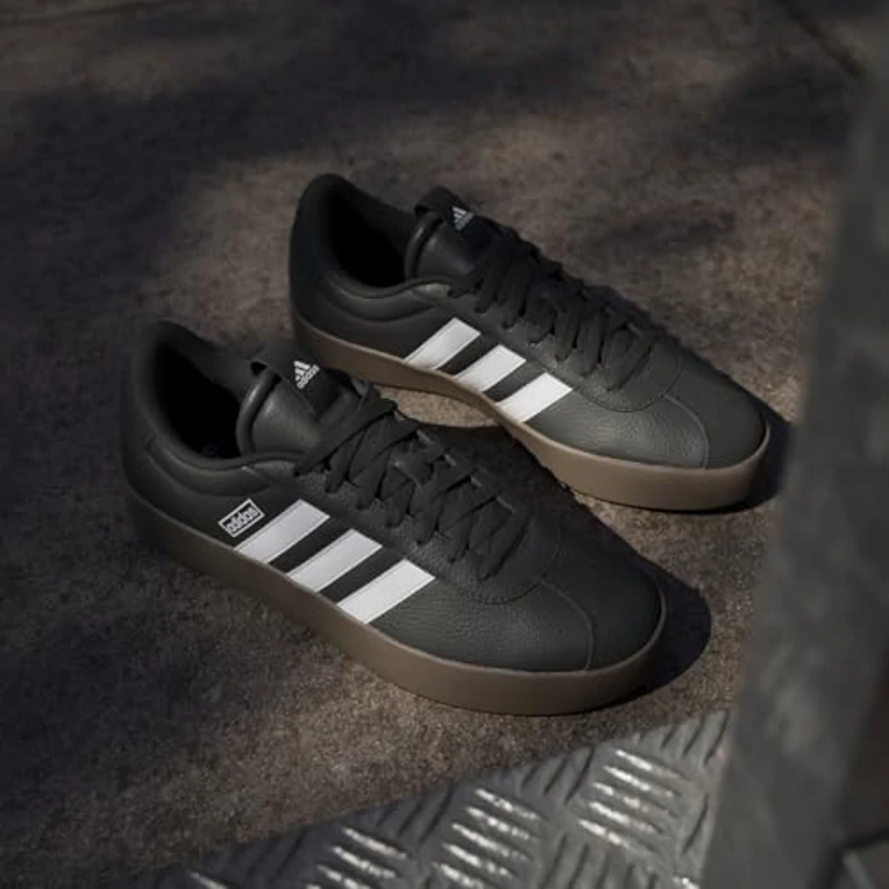 adidas Vl Court 3.0 Shoes, Zapatillas Hombre, Core Black Cloud White, 43 1/3 EU - Imagen 2