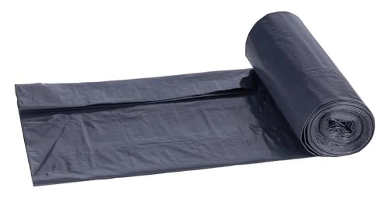 DONAU ECO 22021422-05 - Bolsas de basura (60 l de grosor, 10 bolsas de basura, 1 rollo, 1 rollo de basura, certificado Blauer Engel), color negro - Imagen 1