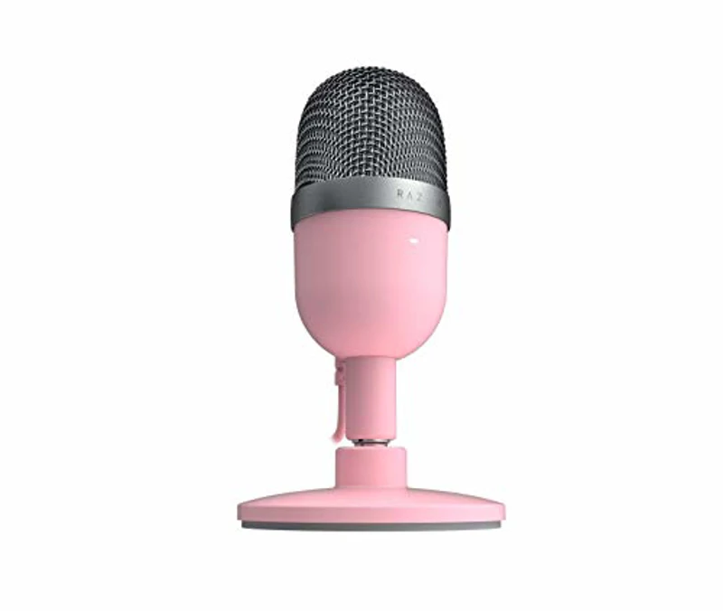 Razer Seiren Mini - Micrófono compacto para USB para streaming, (compacto con patrón polar supercardioide, soporte inclinable, amortiguador integrado) Quartz - Imagen 2