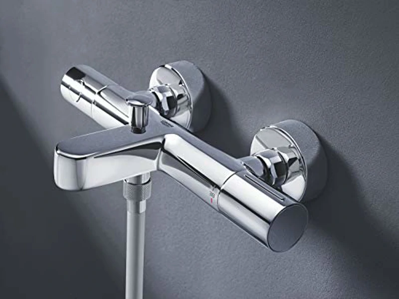 GROHE Grohtherm 800 Cosmopolitan Termostato para baño y ducha 1/2", Manguera de ducha, 114cm, Cromo, 34766000 - Imagen 2