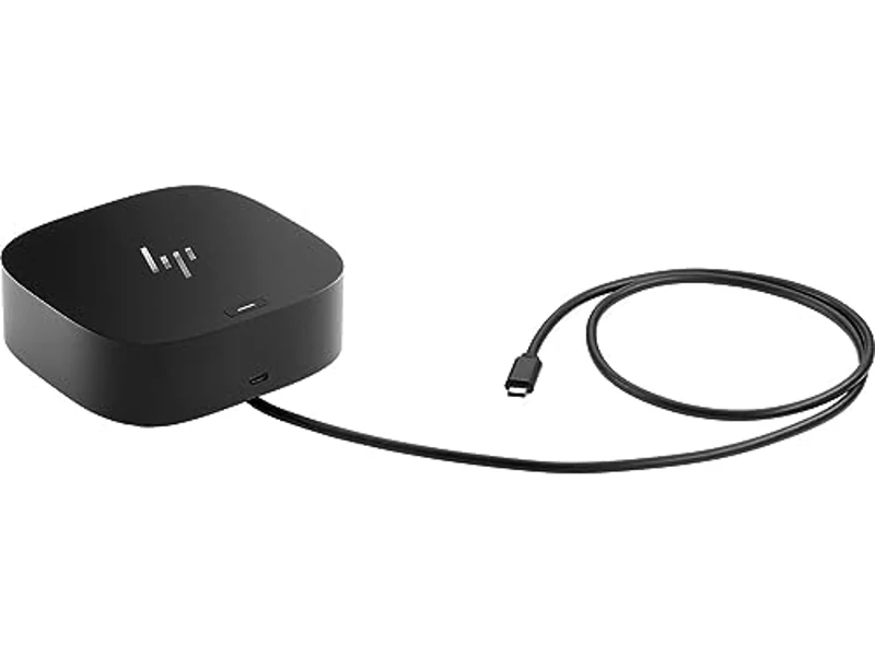 HP G5 HUB Docking Station Multipuerto con Cable Combo - (Puerto USB-C, VGA, HDMI, RJ45, Puerto de Adaptador de CA, Combo Audio Jack, DisplayPort, Windows 10,11, MacOS y Chrome OS ) Color Negro - Imagen 3
