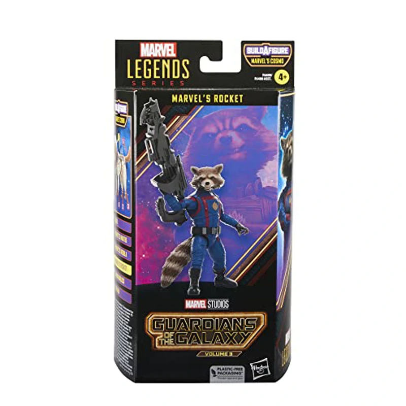 Universo Marvel Hasbro - Marvel Legends Series - Rocket - Figura de Guardianes de la Galaxia Vol. 3 de 15 cm - Imagen 2