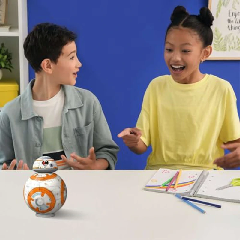 Ravensburger - Puzzle 3D Niños BB8 Star Wars | Puzzles 3D para Niños De 8 Años O Más | Maquetas para Montar De 99 Piezas | Regalo Niño 8 Años O Más - Imagen 2