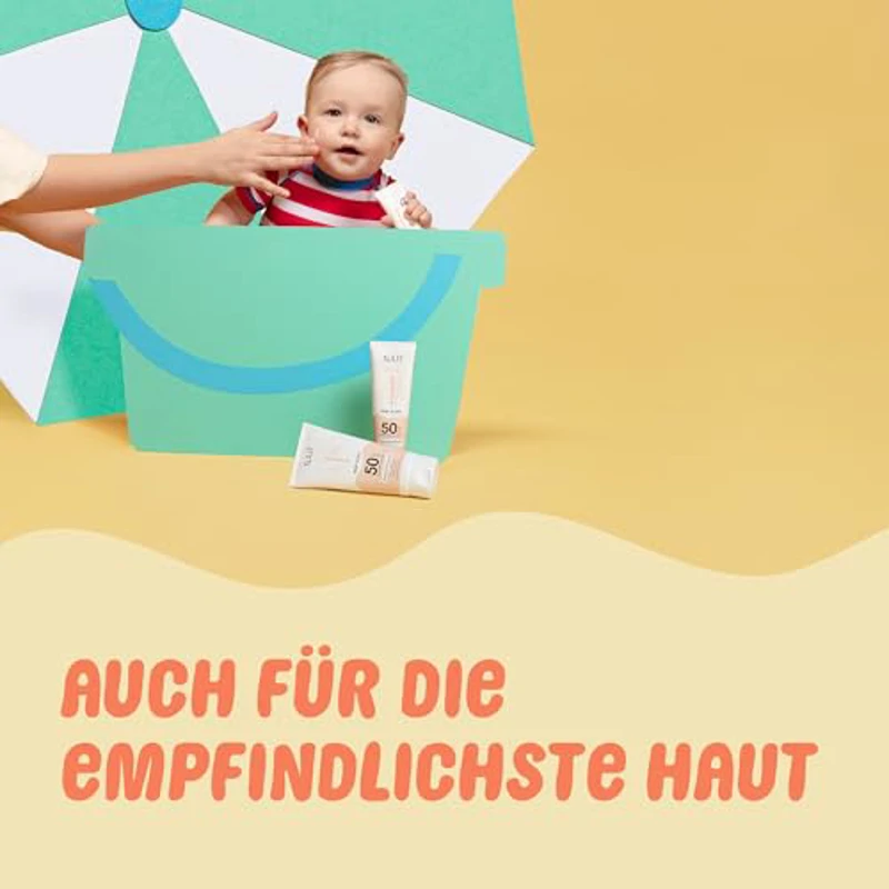 Naïf Protector Solar Mineral para Bebés y Niños – FPS 50, sin perfume, protección UVA/UVB, resistente al agua, dermatológicamente probado, sin microplásticos – 100 ml - Imagen 3