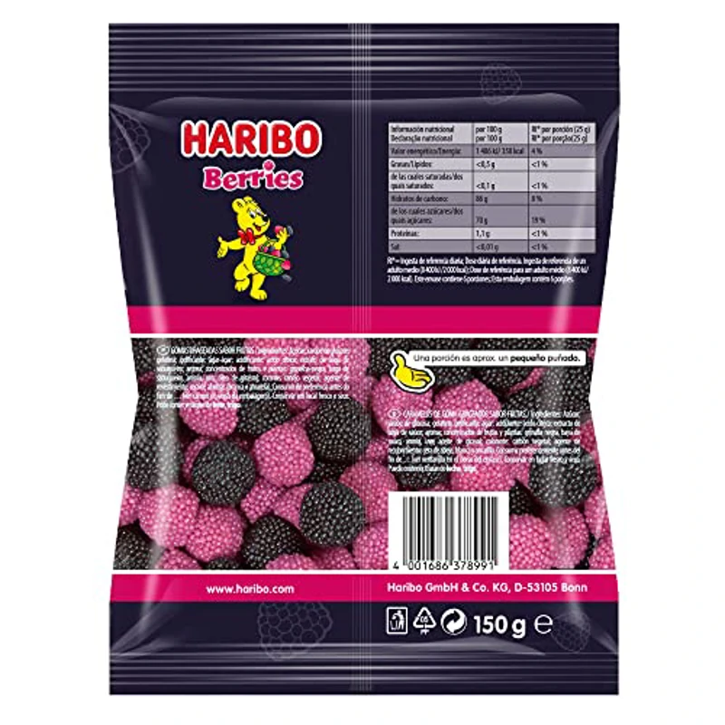 HARIBO Berries, 150g - Imagen 2