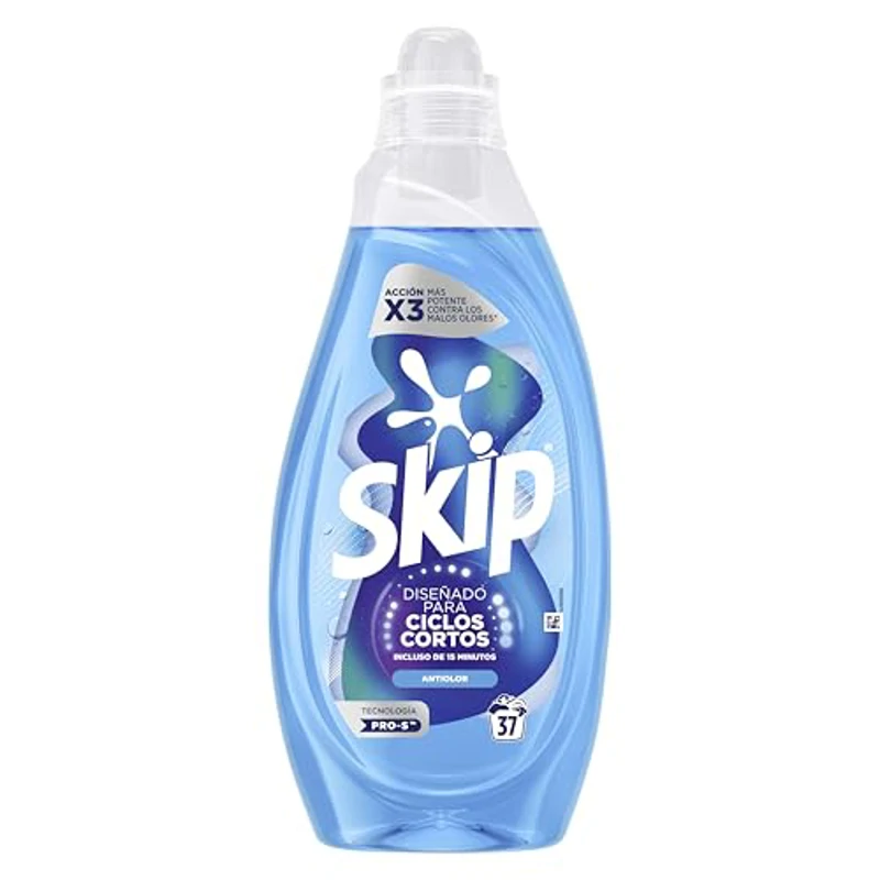 Skip Detergente Ciclos Cortos Anti Olor 37 LAV - Imagen 1