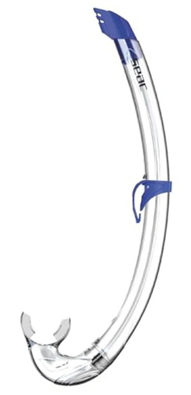 SEAC Set bis Capri Top, Set con Máscara Capri y Tubo de Esnórquel de Silicona para Adultos y Niños, Azul - Imagen 3