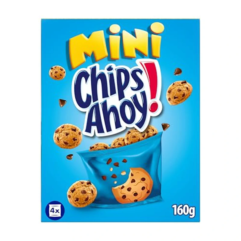 Chips Ahoy! Mini Galletas Cookies Americanas con Pepitas de Chocolate 160g - Imagen 1