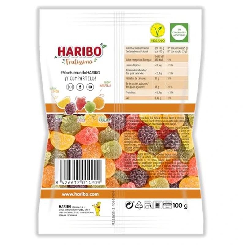 Haribo Frutissima - 100 gr - Imagen 2