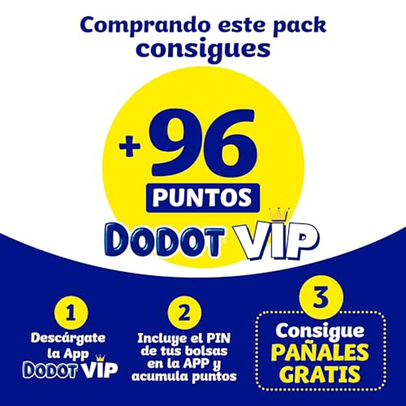 Dodot Pañales Bebé Activity, Talla 7 (15+ kg), 96 Pañales, Hasta 12h de Protección Antifugas y Ajuste, Pack Mensual - Imagen 2