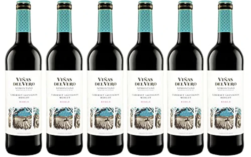 Viñas Del Vero Tinto Selección de Varietales - Vino D.O. Somontano - 6 botellas de 750 ml - Total: 4500 ml - Imagen 1