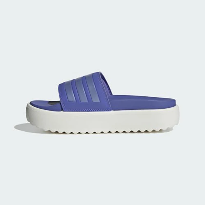 adidas Adilette Platform Slides, SE DESLIZA Mujer, Cobalt Blue/Blue Spark/Core White, 42 EU - Imagen 2