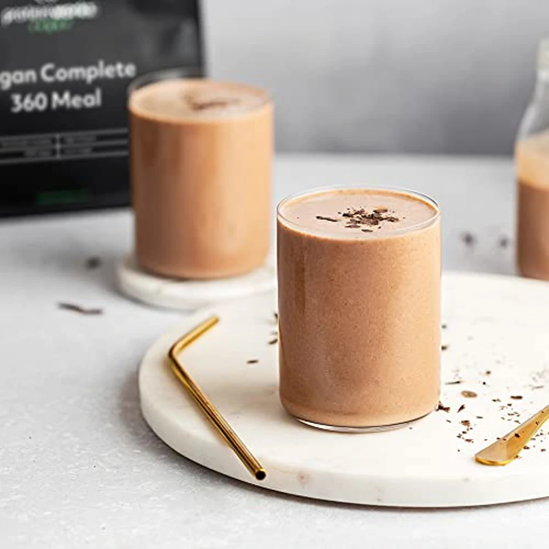 THE PROTEIN WORKS Complete 360 ​​Meal | Brownie de Chocolate con Menta| Nutricionalmente Equilibrado | 100% vegano | Comida rápida y asequible | 500g - Imagen 3
