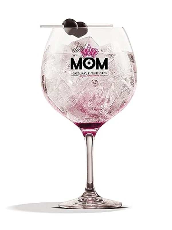 MOM GOD SAVE THE GIN - Ginebra Premium - Elaborada con Frutos Rojos - 700 ml - Imagen 2