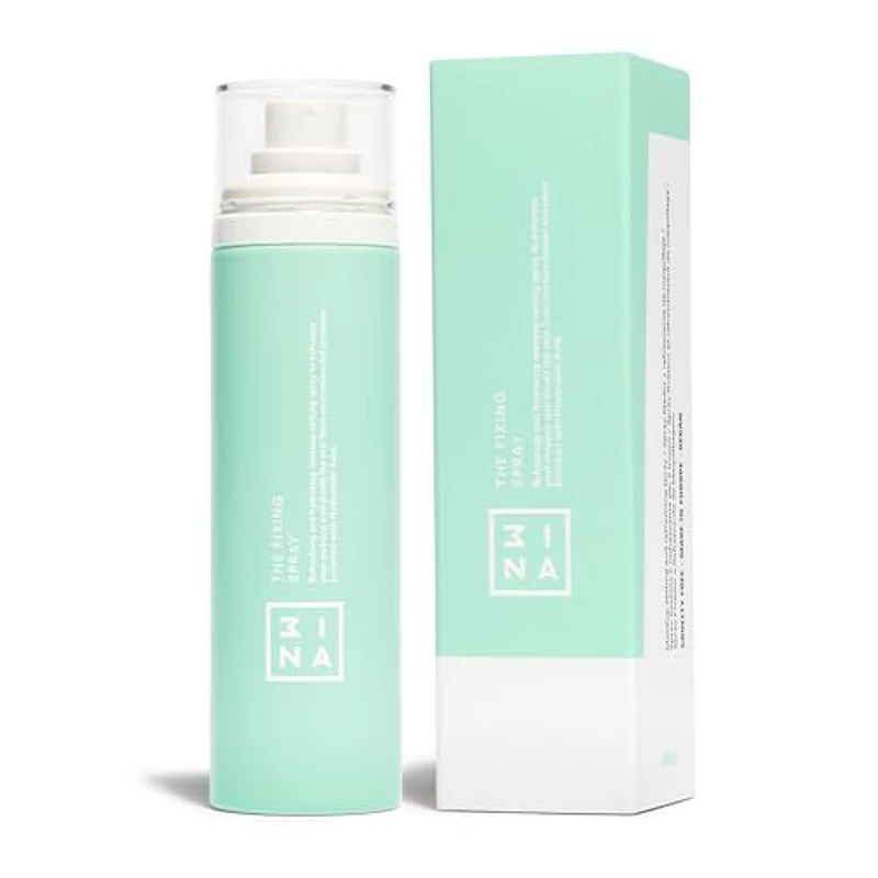 3INA MAKEUP - The Fixing Spray - Fijador de Maquillaje Revitalizante Con Cafeína y Ácido Hialurónico - Setting Spray Refrescante de Secado Rápido - Para Todo Tipo de Pieles - Vegano - Cruelty Free - Imagen 3