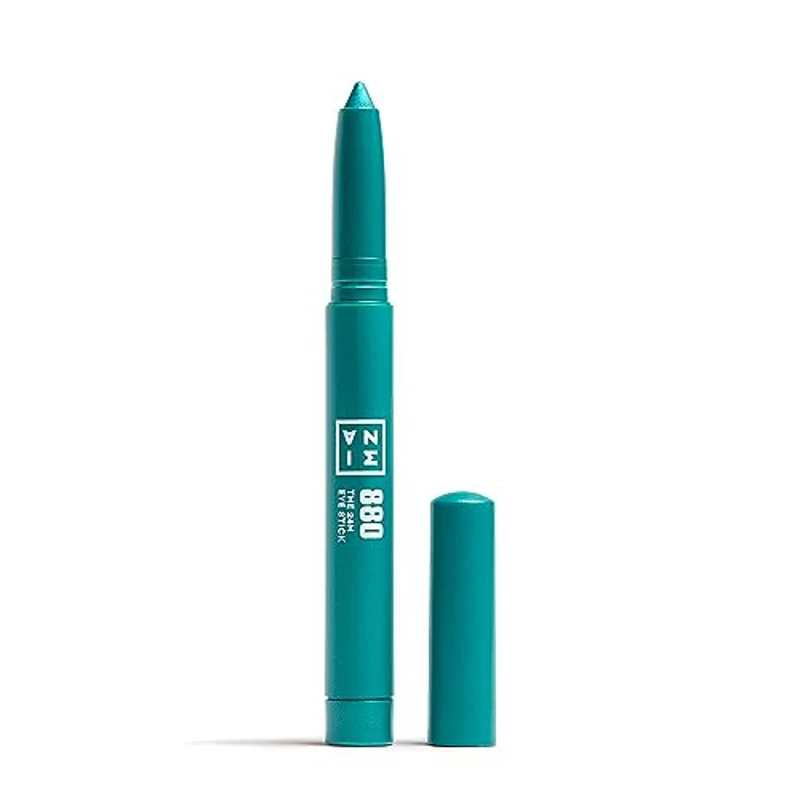 3INA MAKEUP - The 24H Eye Stick 880 - Turquesa - Sombra de Ojos en Barra Cremosa de Alta Pigmentación - Sombra de Ojos Waterproof 24h - Sombras de Ojos Multiusos - Vegan - Cruelty Free - Imagen 1