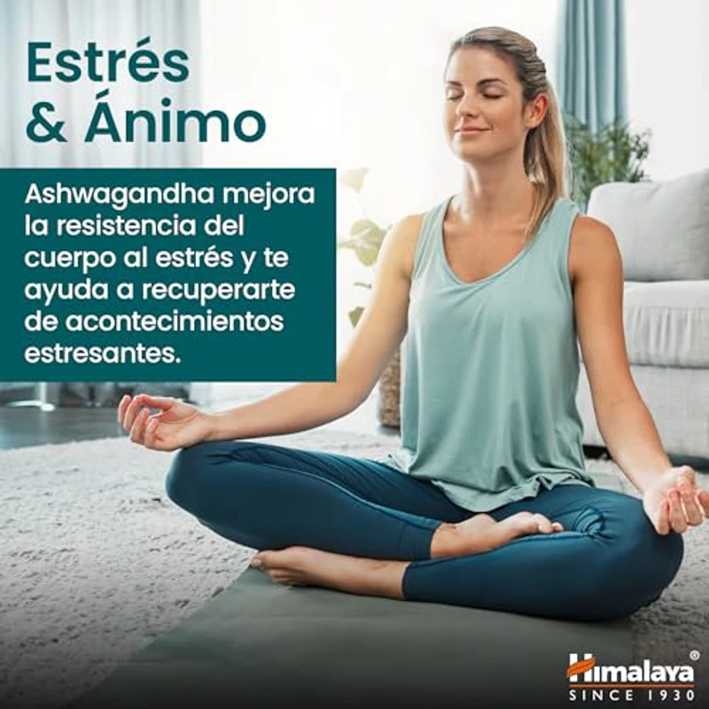 Himalaya Orgánica Ashwagandha (Indian Ginseng) Suplemento de hierbas para el alivio del estrés, apoyo a la energía, insomnio ocasional, certificado orgánico, vegano, 670 mg, 60 cápsulas - Imagen 3