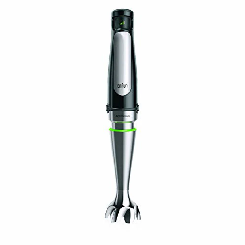 Braun Minipimer 7025 - Batidora de mano, 1000W, 3 accesorios (Minipicadora 350ml, varillas, vaso medidor 600ml), velocidad automática, tecnología Active Blade - Imagen 3