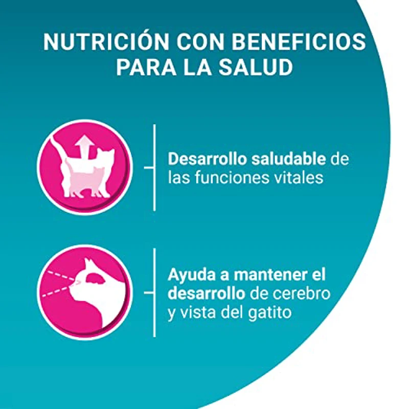 Purina ONE Bifensis Comida Pienso para gato Junior, bebe o gatito con Pollo y Cereales, 6 bolsas de 1,5kg - Imagen 3