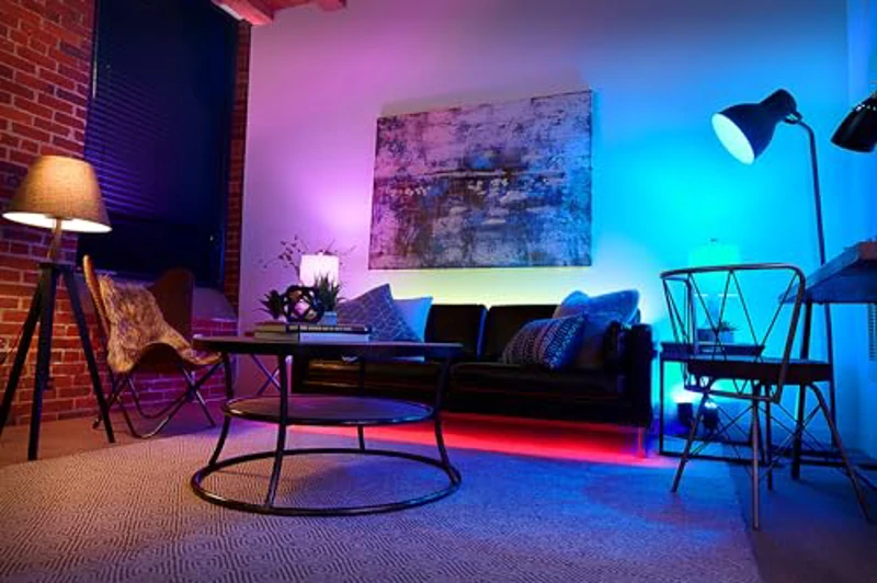 LEDVANCE Lámpara LED SMART+ MATTER, compatible con Google, Alexa, Apple, aspecto esmerilado, 9,5W, 1055lm, base E27, función RGBW, luz blanca, control por app o voz, vida útil de hasta 20.000 horas - Imagen 3