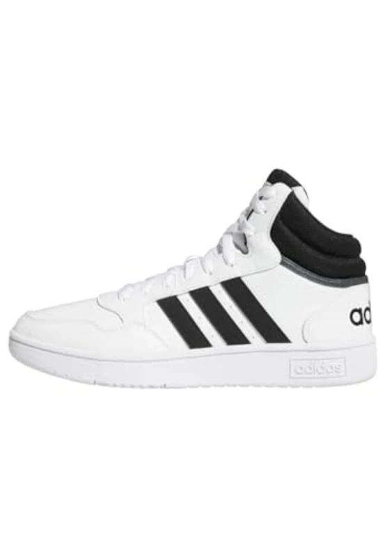 adidas Hoops 3.0 Mid Lifestyle Basketball Classic Vintage Shoes, Zapatillas Hombre, Core Black Core Black Cloud White, 38 2/3 EU - Imagen 1