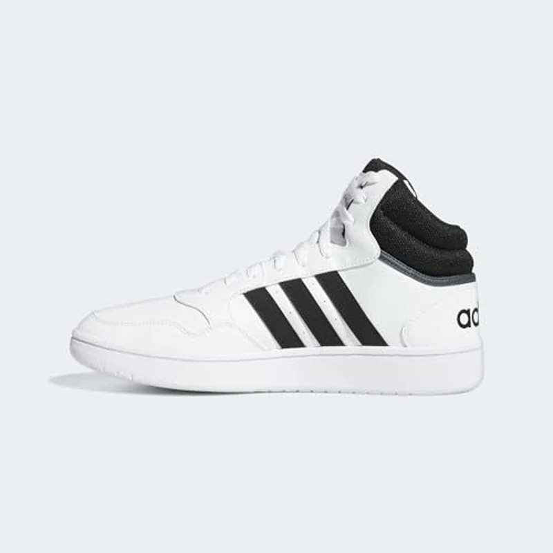 adidas Hoops 3.0 Mid Lifestyle Basketball Classic Vintage Shoes, Zapatillas Hombre, Core Black Core Black Cloud White, 38 2/3 EU - Imagen 2