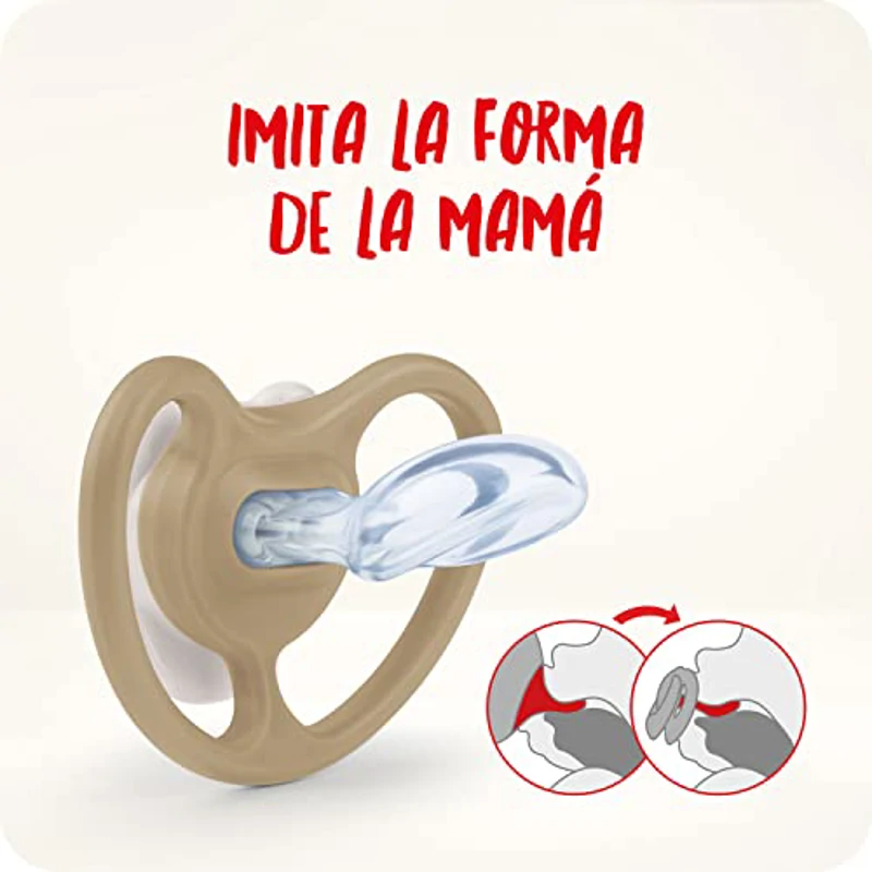 NUK Space Day & Night chupete | 18-36 meses | Chupetes que brillan en la oscuridad con ventilación adicional para pieles sensibles | Silicona sin BPA | Cebra y león | 4 unidades - Imagen 3