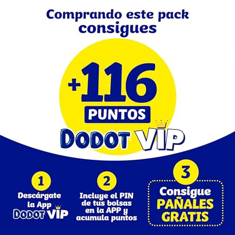 Dodot Pañales Bebé Activity, Talla 6 (13-18 kg), 116 Pañales, Hasta 12h de Protección Antifugas y Ajuste, Pack Mensual - Imagen 2