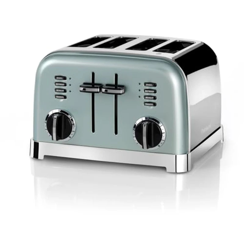 Cuisinart CPT180GE Tostadora de 4 Ranuras Anchas para Todo Tipo de Pan, 6 Niveles de Tostado, 1800W, Función Bagel, Descongelar y Recalentar, Rejilla de Centrado Automático, Palanca de Elevación - Imagen 1