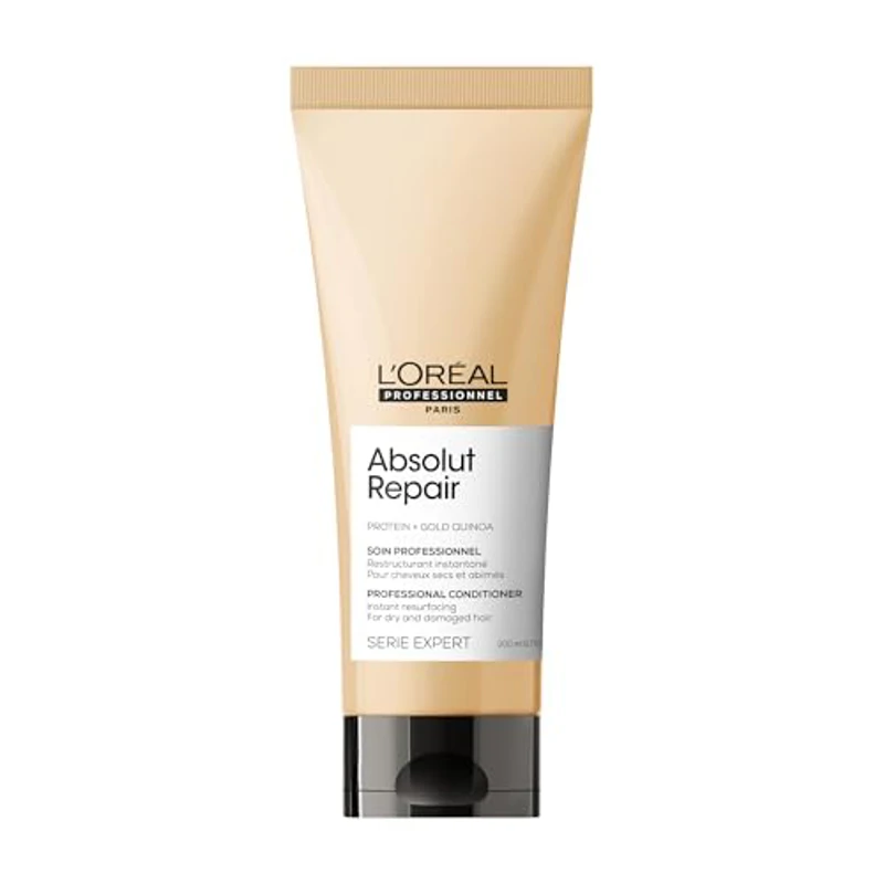 L'Oréal Professionnel, Acondicionador Tratamiento Reconstructor para Pelo Seco y Dañado, Absolut Repair, 200ml - Imagen 1
