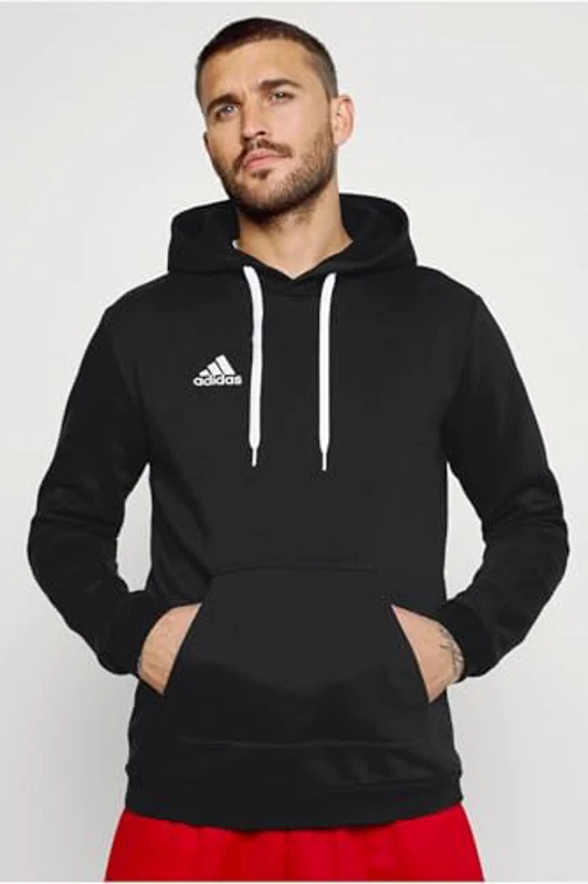 adidas Hombre Entrada 22 Sweat Hoodie, Black, L - Imagen 2
